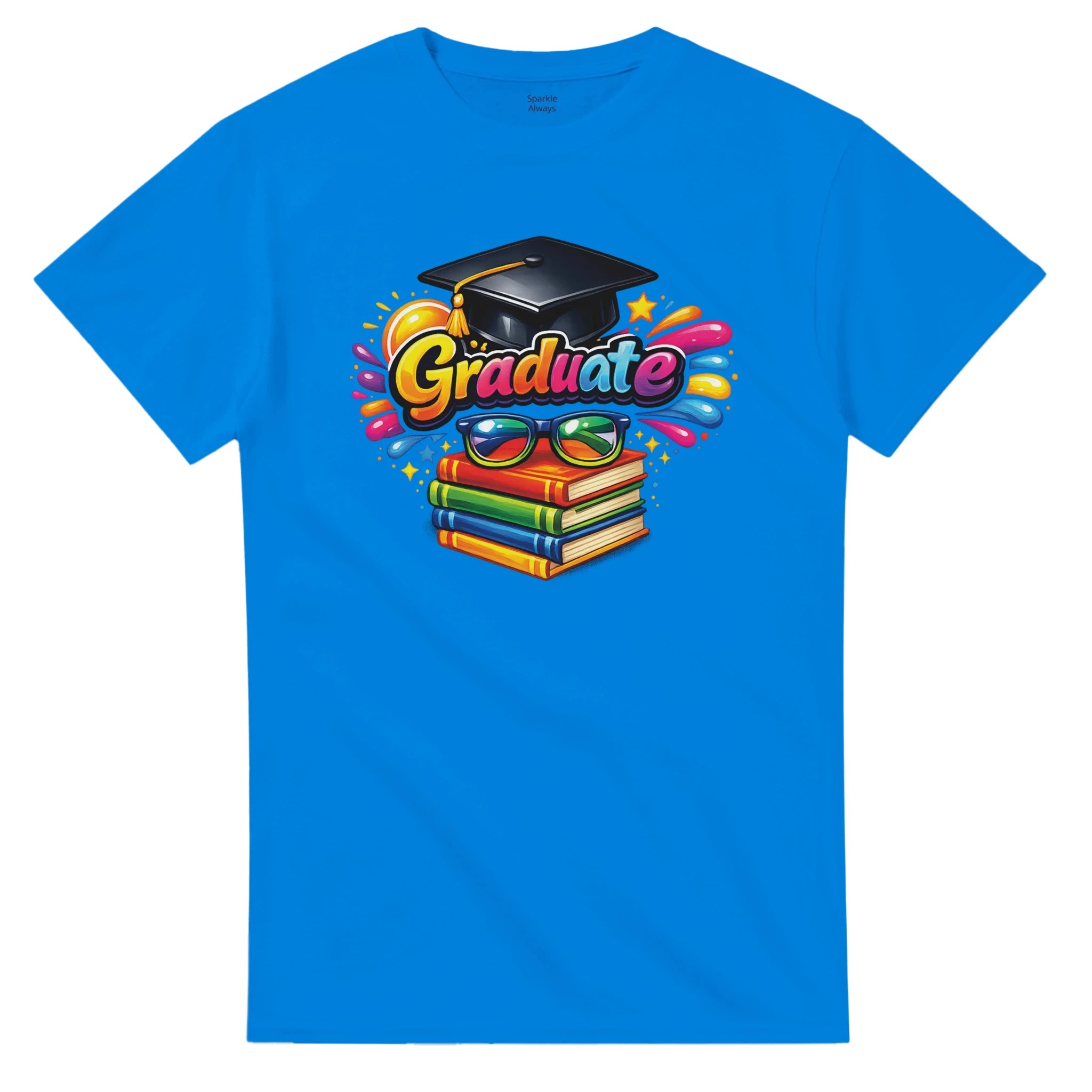 Graduate Celebration T-Shirt – Classic Heavyweight Cotton Graduation Party Tee