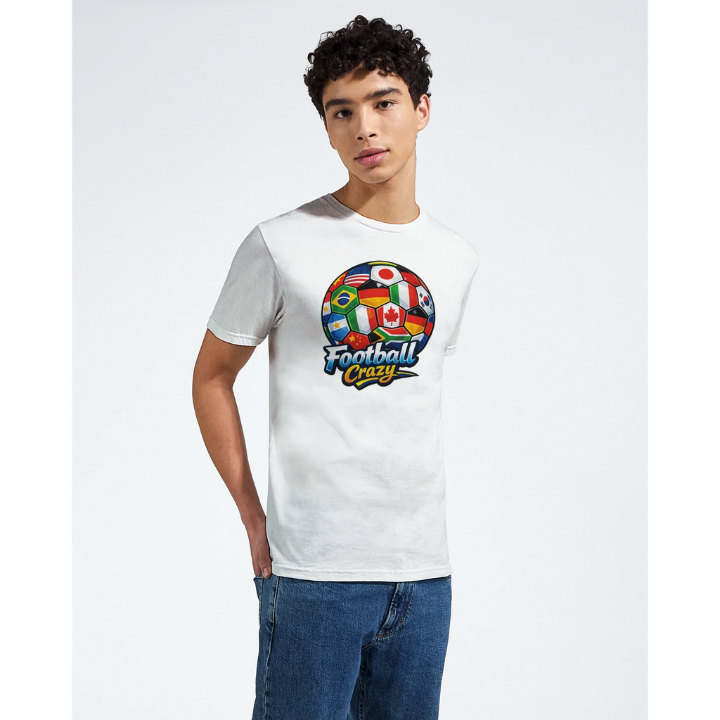 World Football Premium Graphic T-Shirt - Soft Ring-Spun Cotton Casual Tee