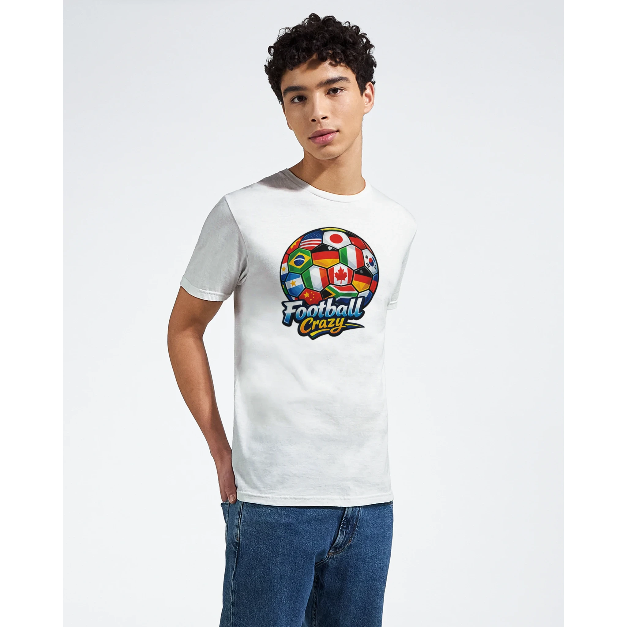 World Football Premium Graphic T-Shirt - Soft Ring-Spun Cotton Casual Tee