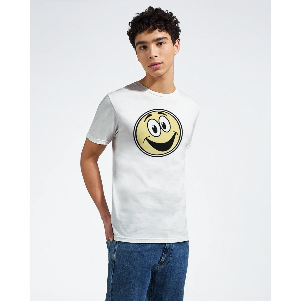 Smiling Emoji Graphic T-Shirt - Premium Soft Cotton Fun Tee