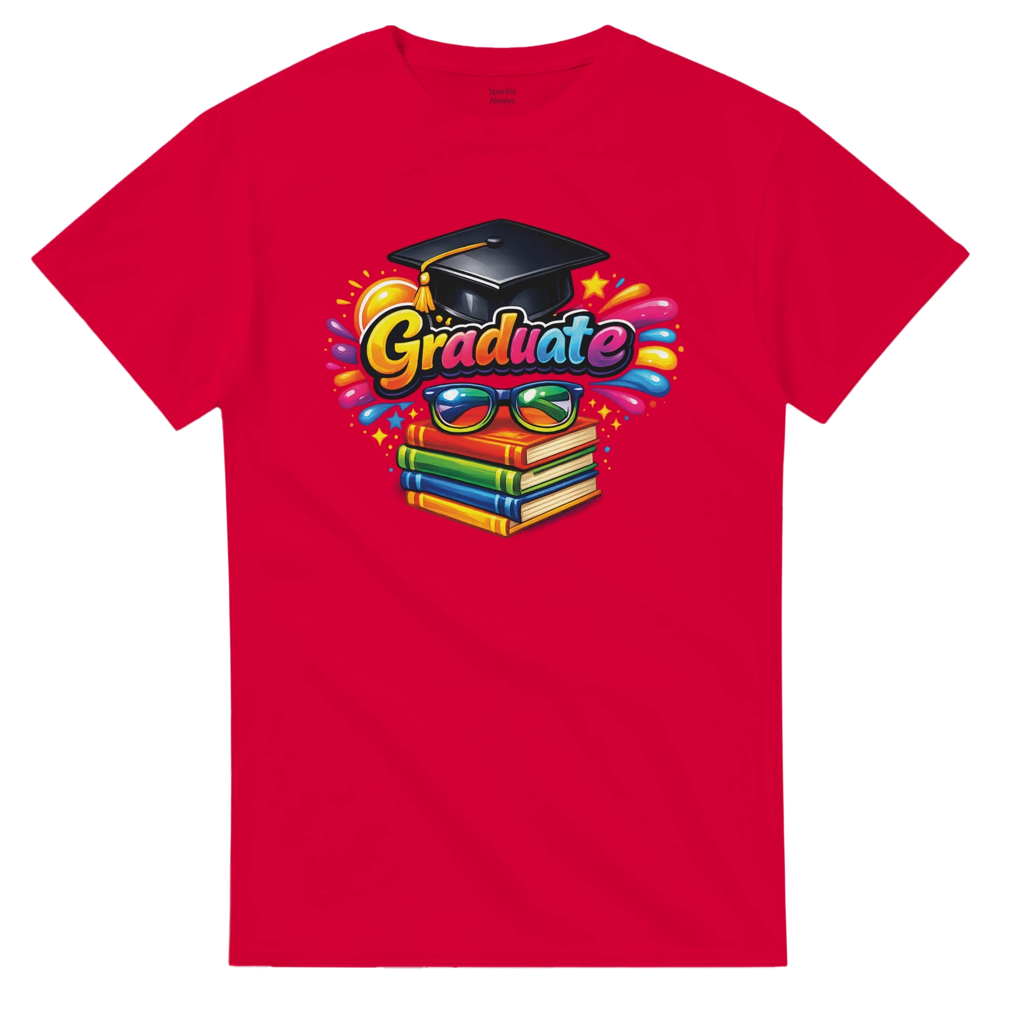 Graduate Celebration T-Shirt – Classic Heavyweight Cotton Graduation Party Tee