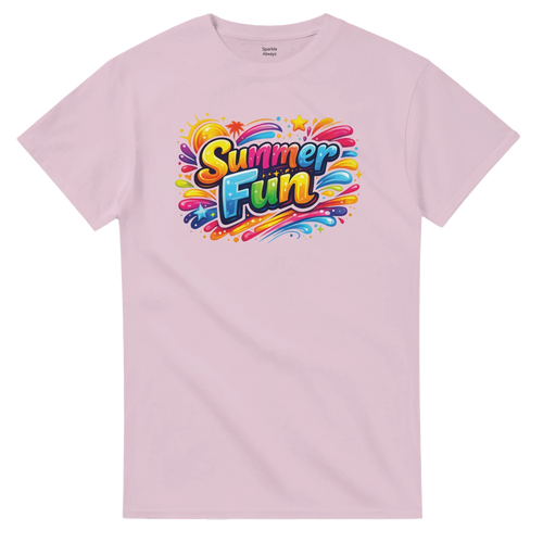 Summer Fun Beach T Shirt – Bright Casual Graphic Tee for Your Adventures