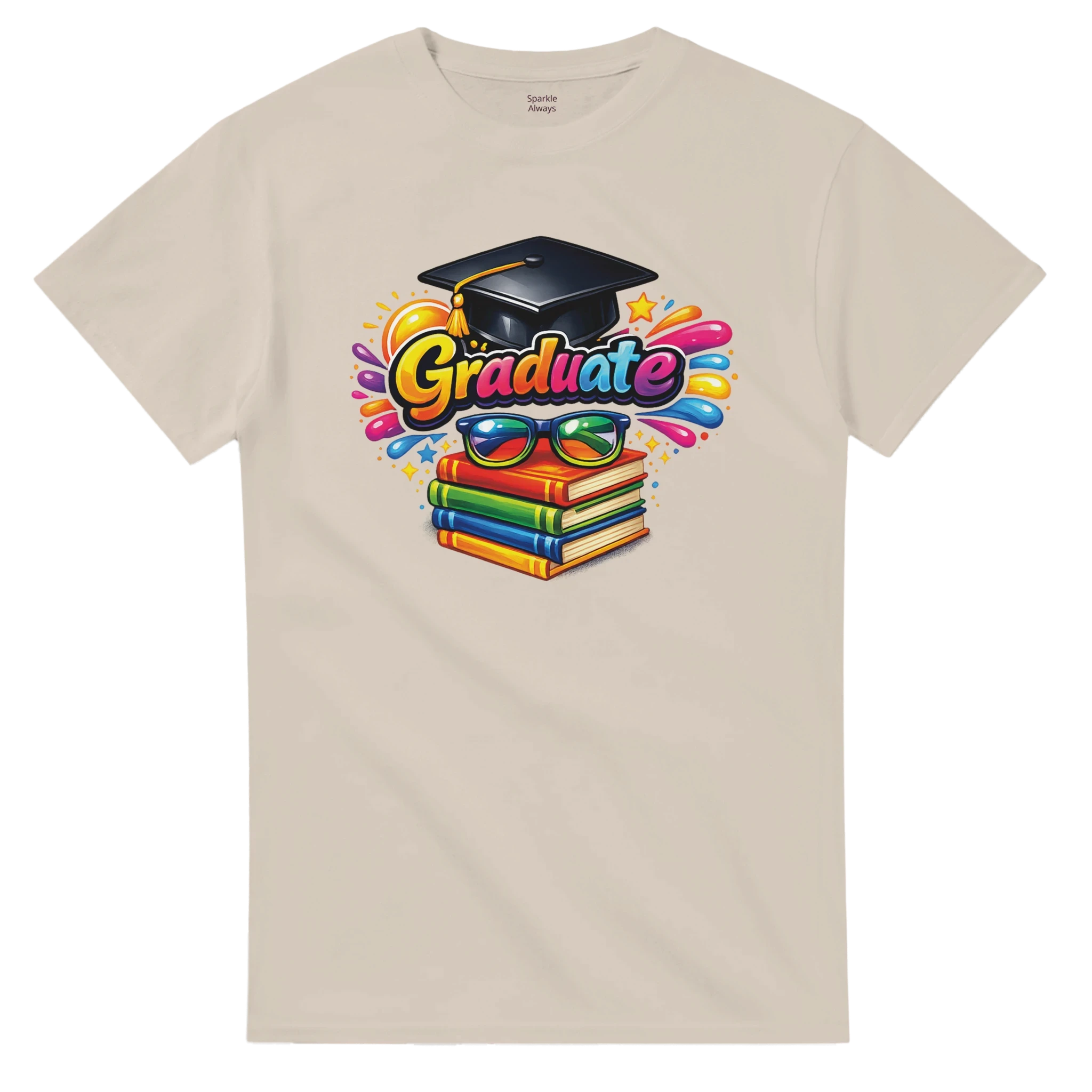 Graduate Celebration T-Shirt – Classic Heavyweight Cotton Graduation Party Tee