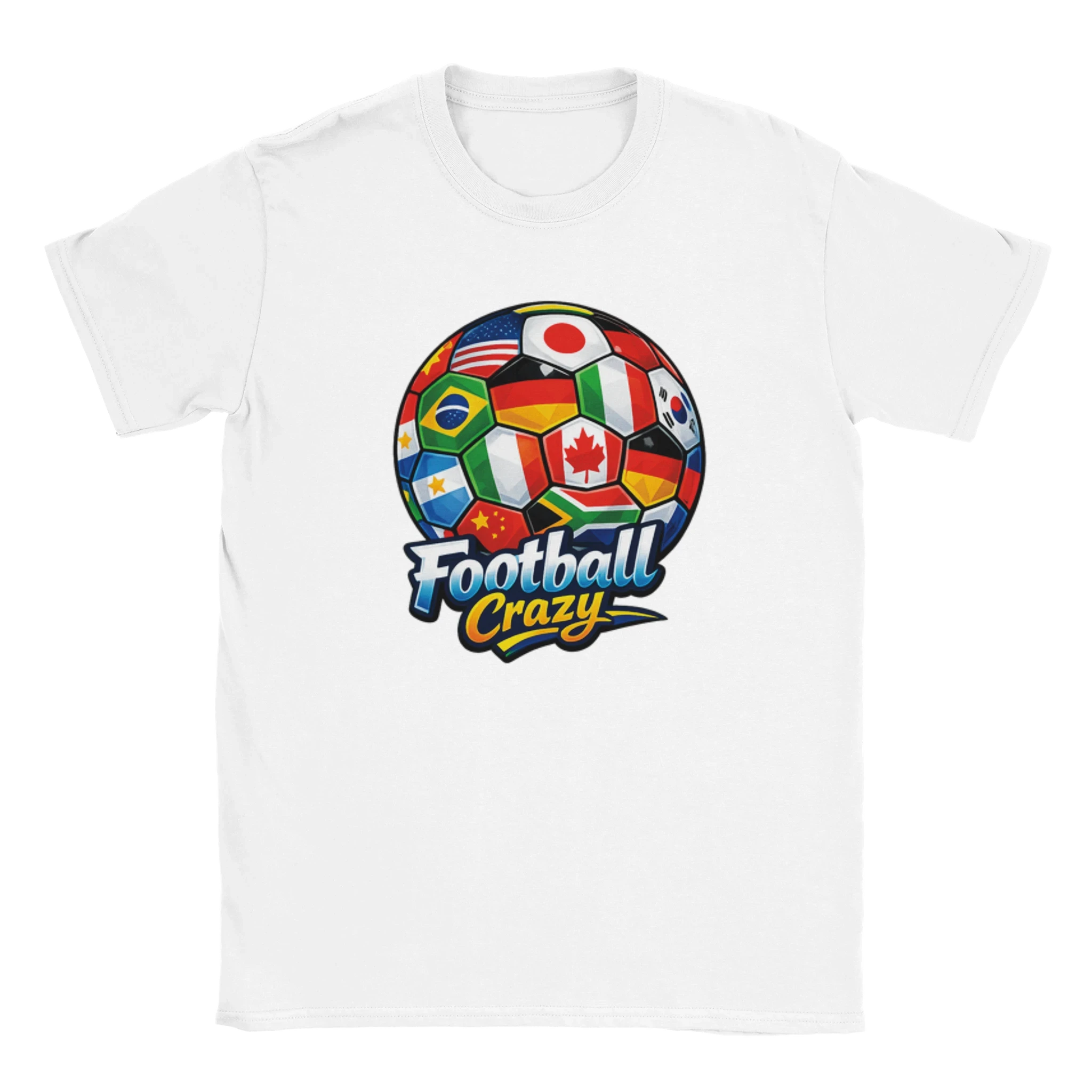 World Football Premium Graphic T-Shirt - Soft Ring-Spun Cotton Casual Tee