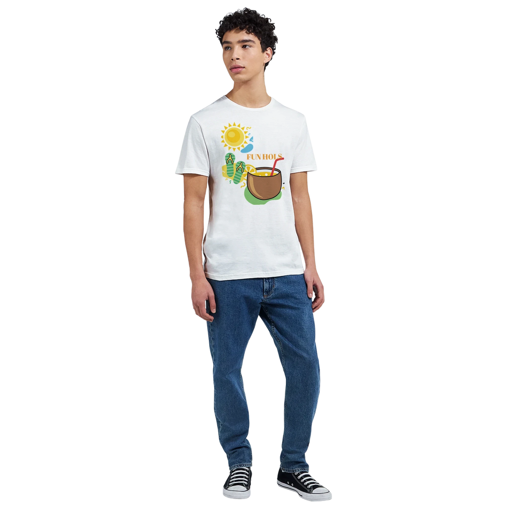 Fun Holiday Beach Graphic T-Shirt - Premium Cotton Tee