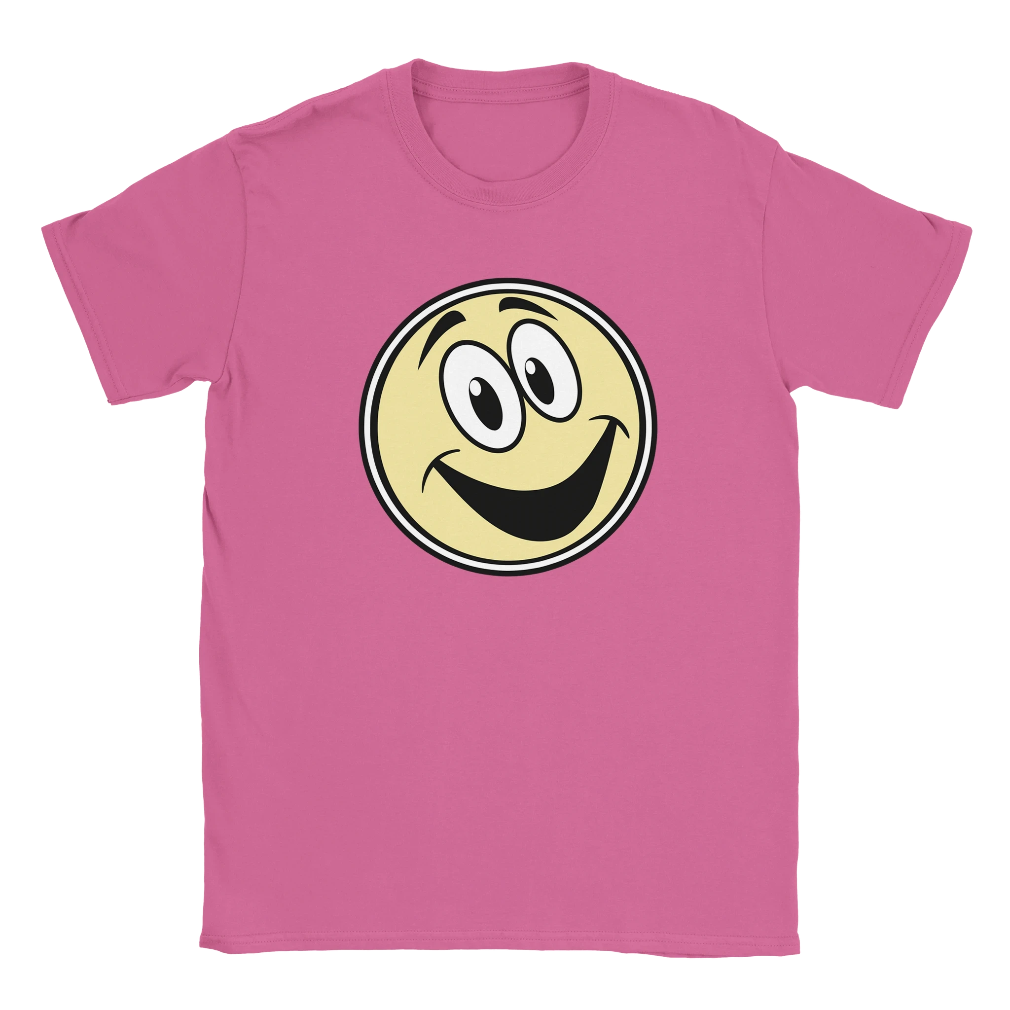 Smiling Emoji Graphic T-Shirt - Premium Soft Cotton Fun Tee