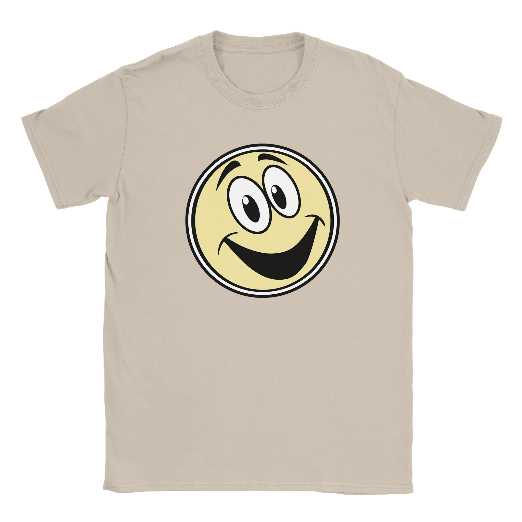 Smiling Emoji Graphic T-Shirt - Premium Soft Cotton Fun Tee