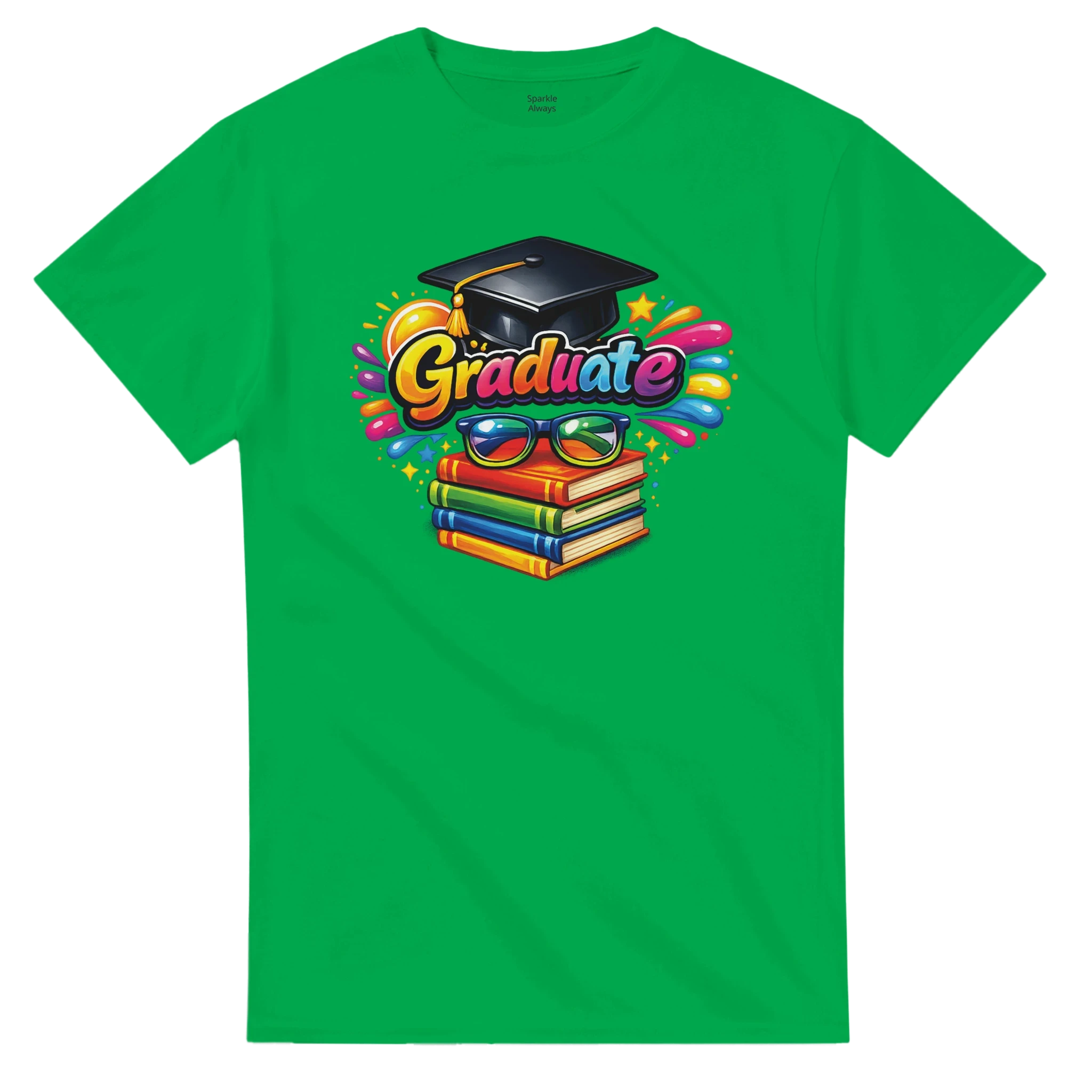Graduate Celebration T-Shirt – Classic Heavyweight Cotton Graduation Party Tee