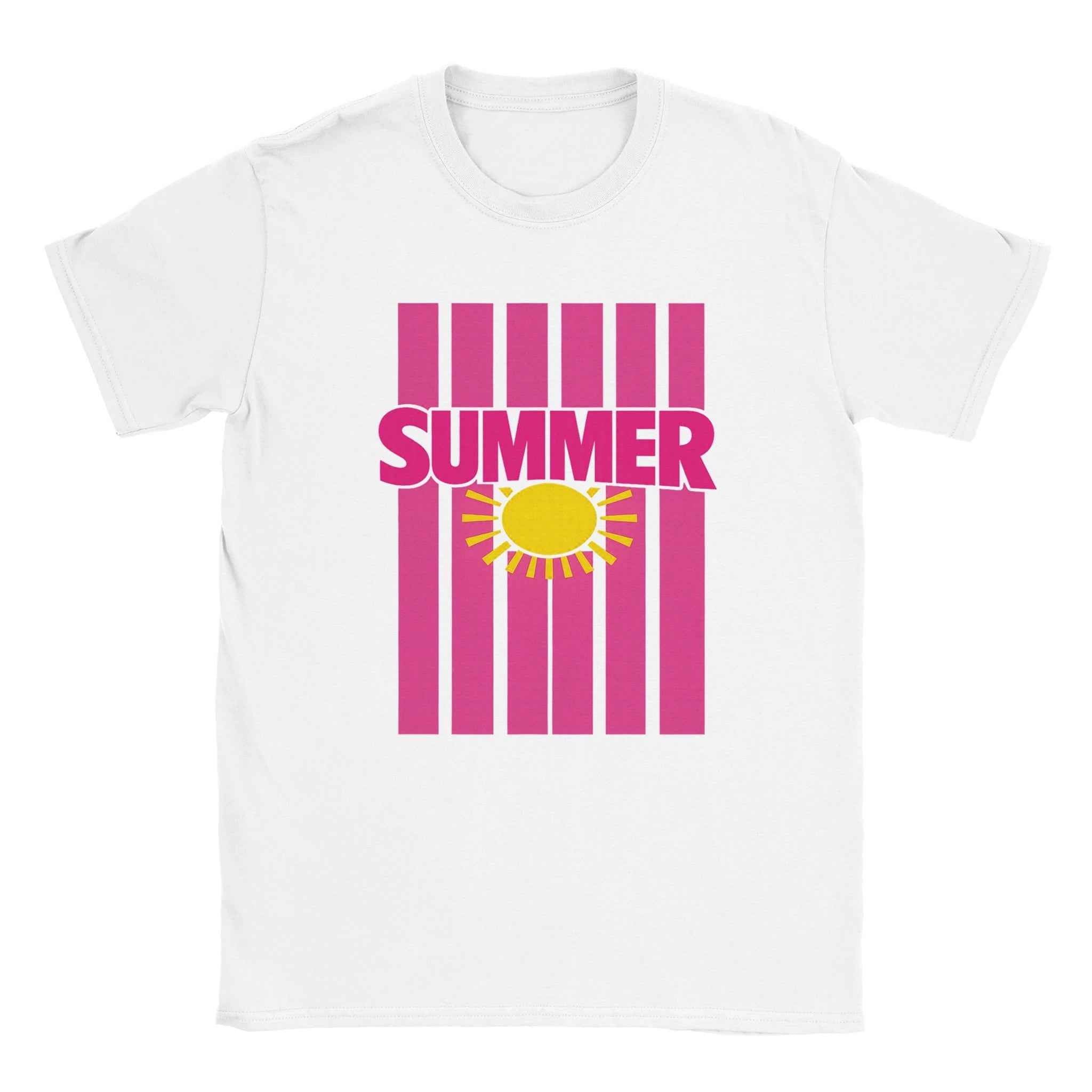 Summer Beach T-Shirt, Tropical Ocean Graphic Tee, Personalized Vacation Apparel, Unisex Cotton Beach Shirt, Gift for Beach Lovers