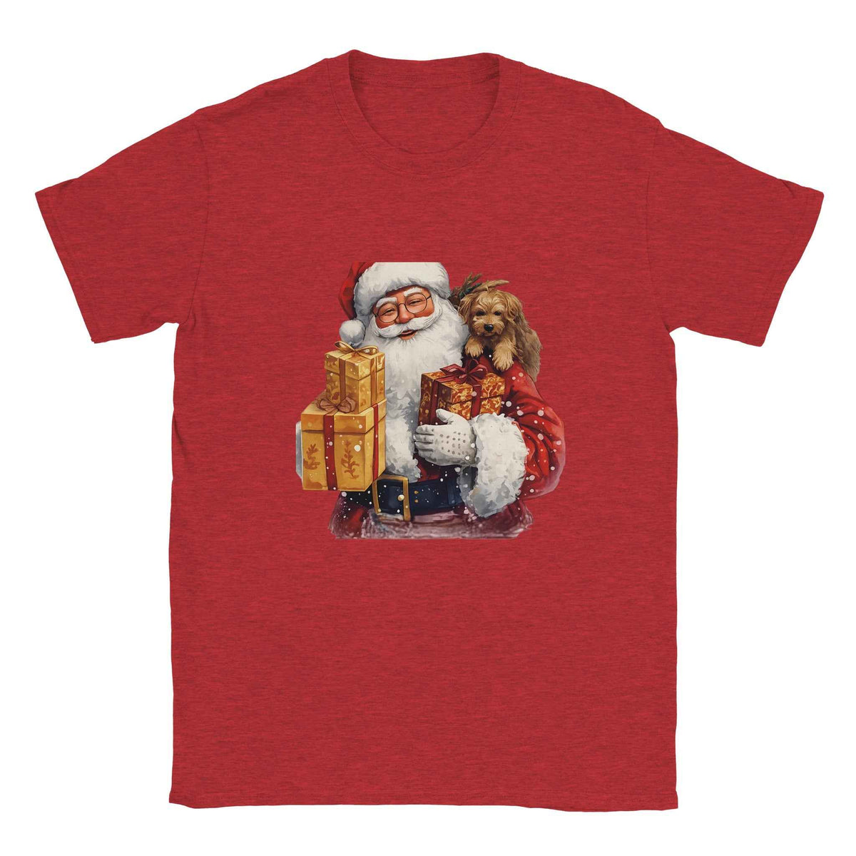 Father Christmas T-Shirt, Santa Claus Graphic Tee, Retro Holiday Shirt, Christmas Gift for Dad, Festive Xmas Apparel, Handmade Santa Top