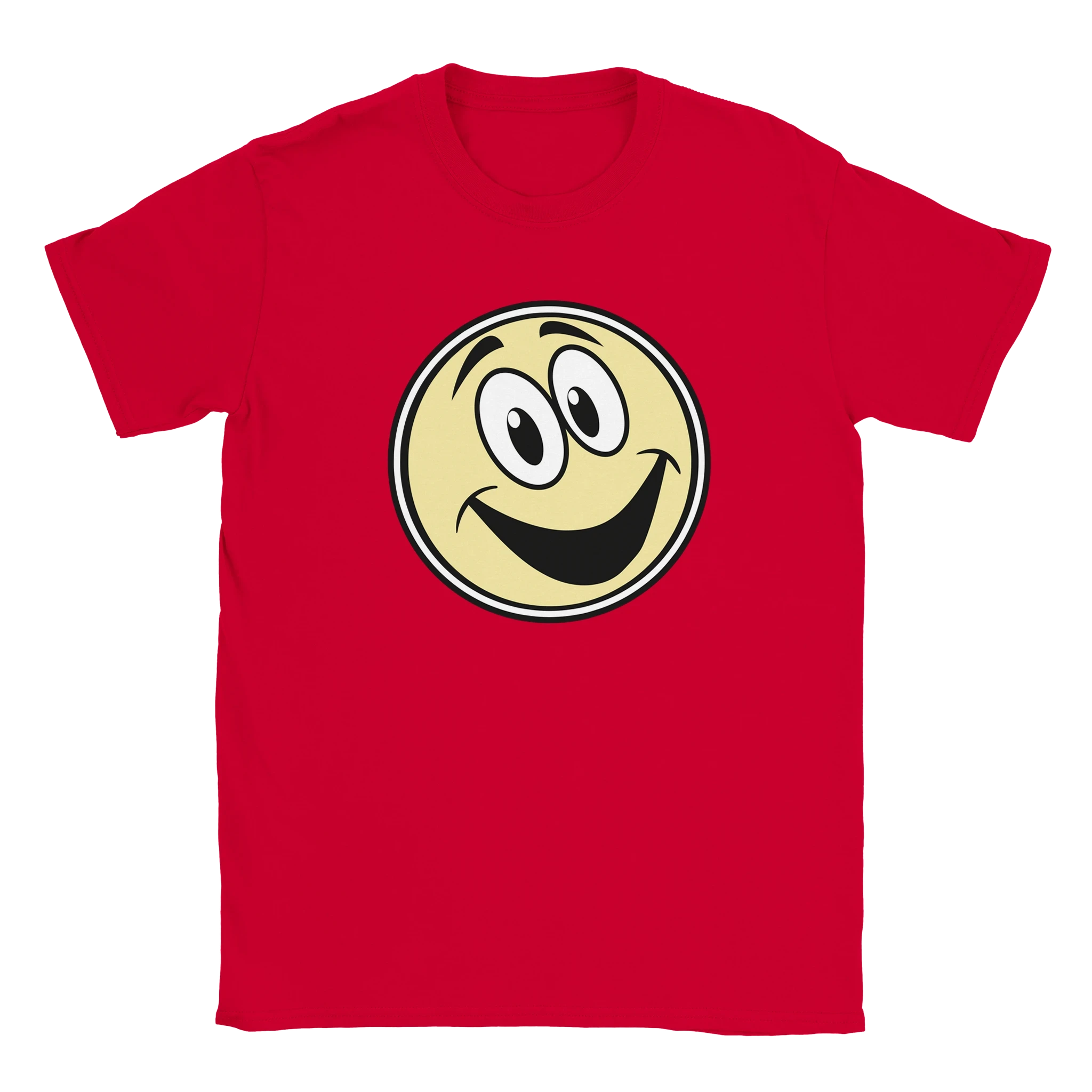 Smiling Emoji Graphic T-Shirt - Premium Soft Cotton Fun Tee