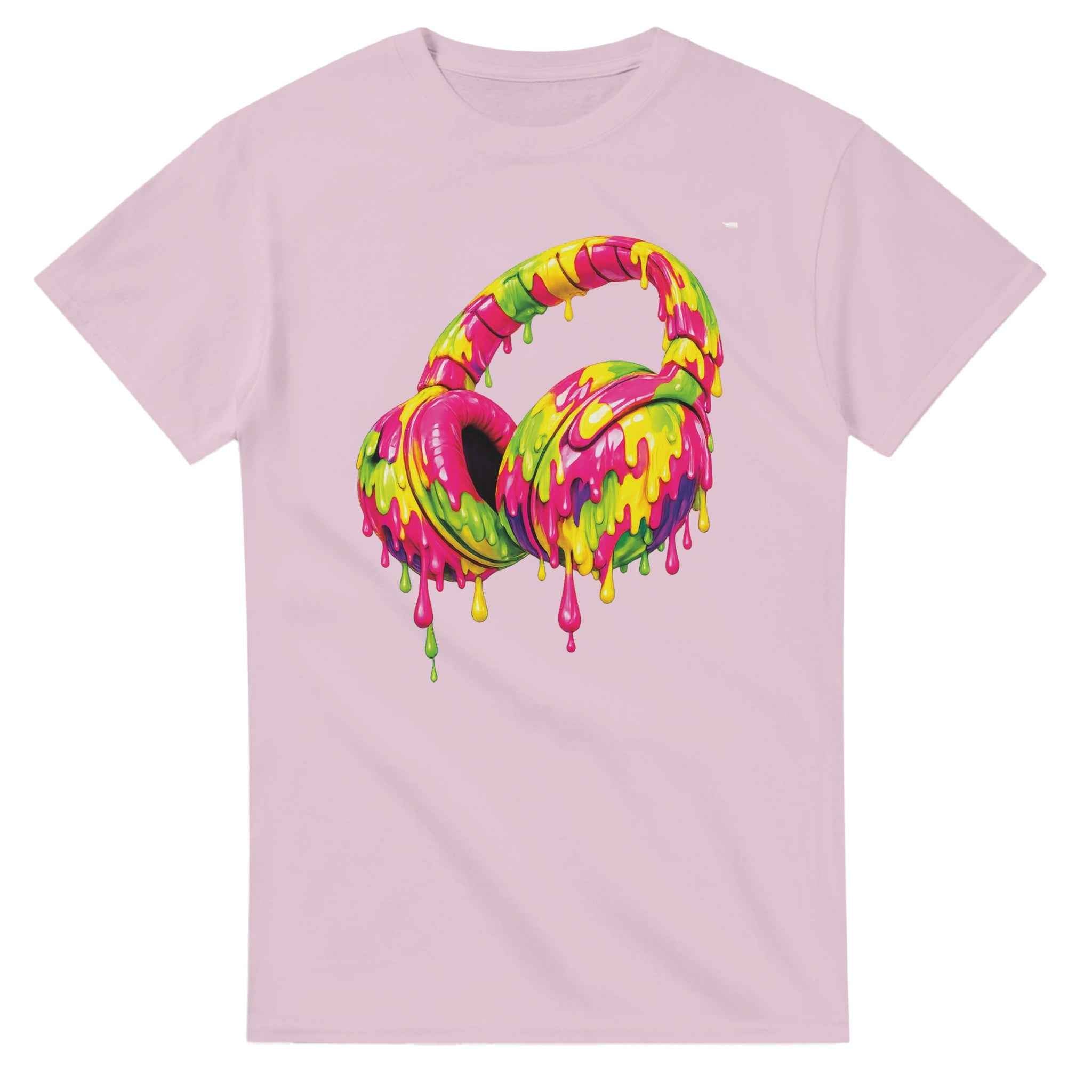 Headphones Graphic T-Shirt - Heavyweight Cotton Classic Fit Tee