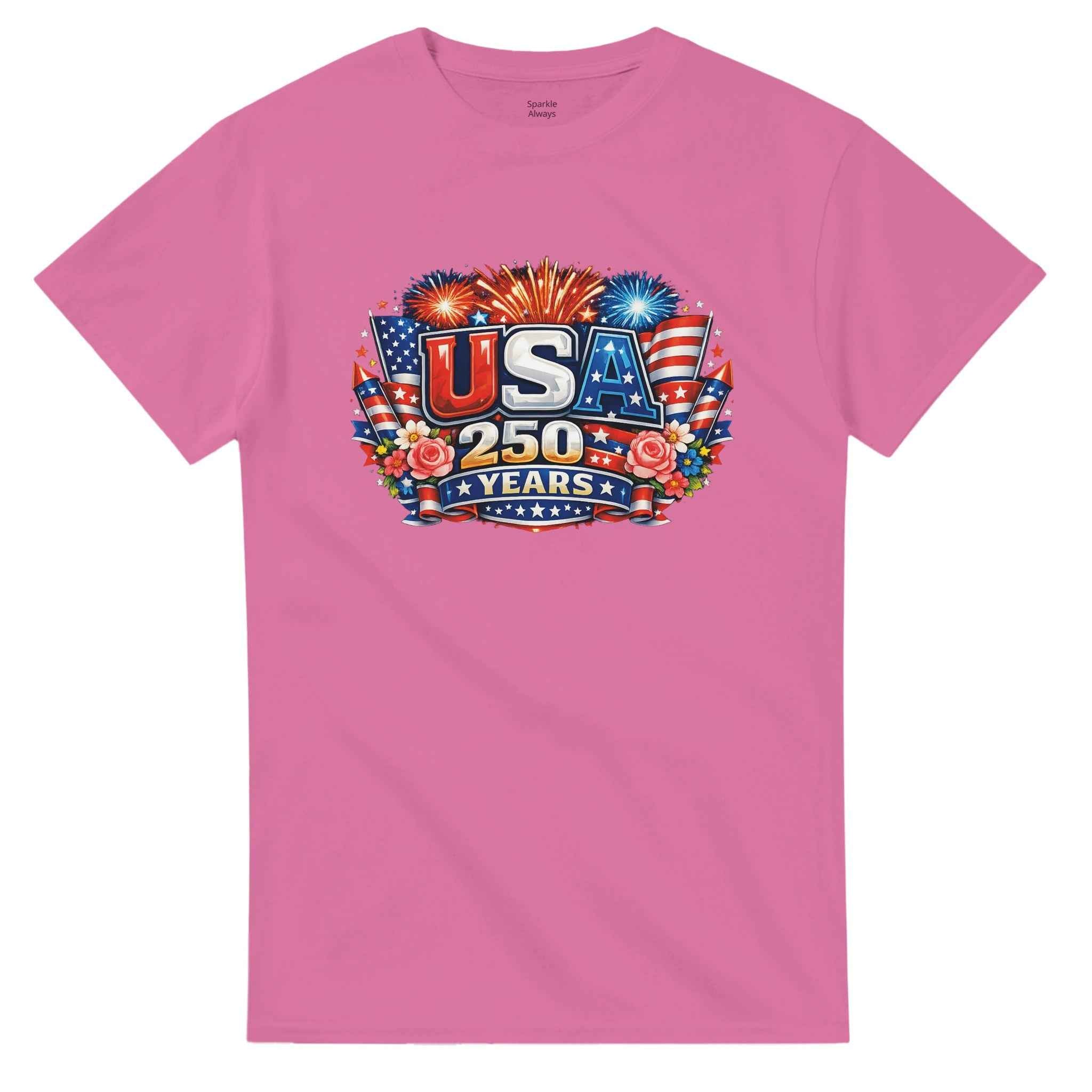 USA 250th Anniversary Shirt, Semiquincentennial 1776-2026 T-Shirt, Patriotic America Independence Day Gift, Heavyweight Cotton Tee