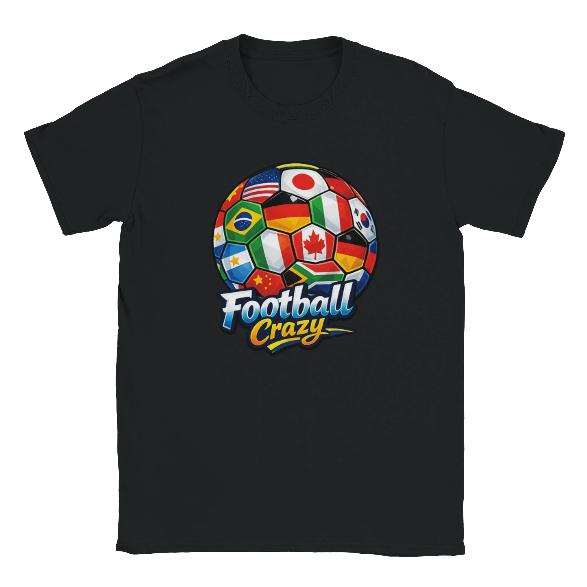 World Football Premium Graphic T-Shirt - Soft Ring-Spun Cotton Casual Tee