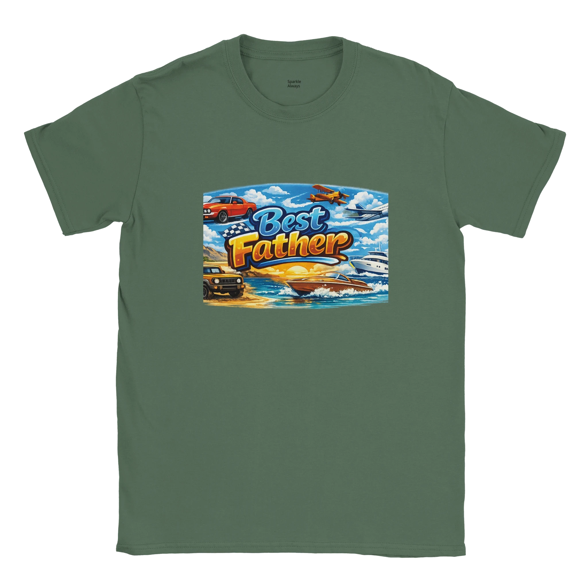 Best Father Ever Graphic T-Shirt - Premium Cotton Tee for Dads