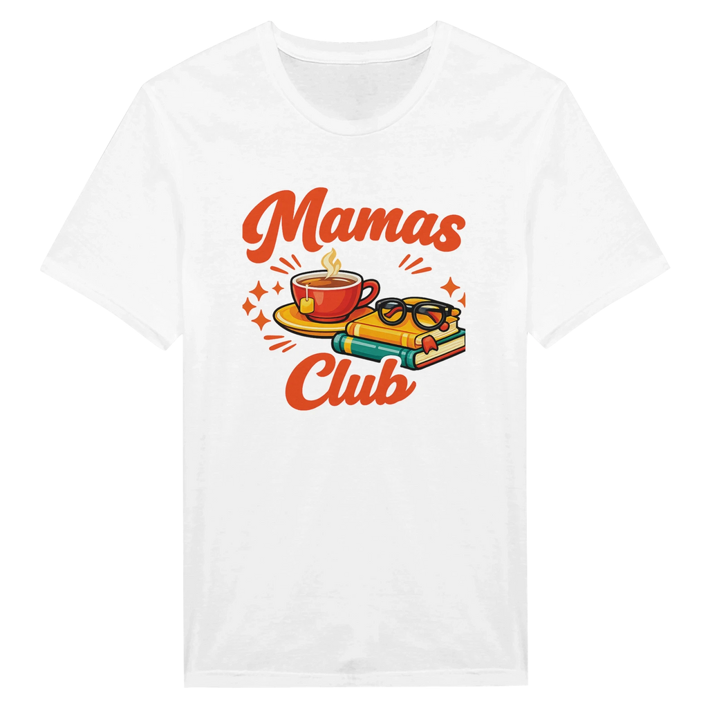 Mama's Club Graphic T-Shirt - Premium Soft Ring-Spun Cotton Tee