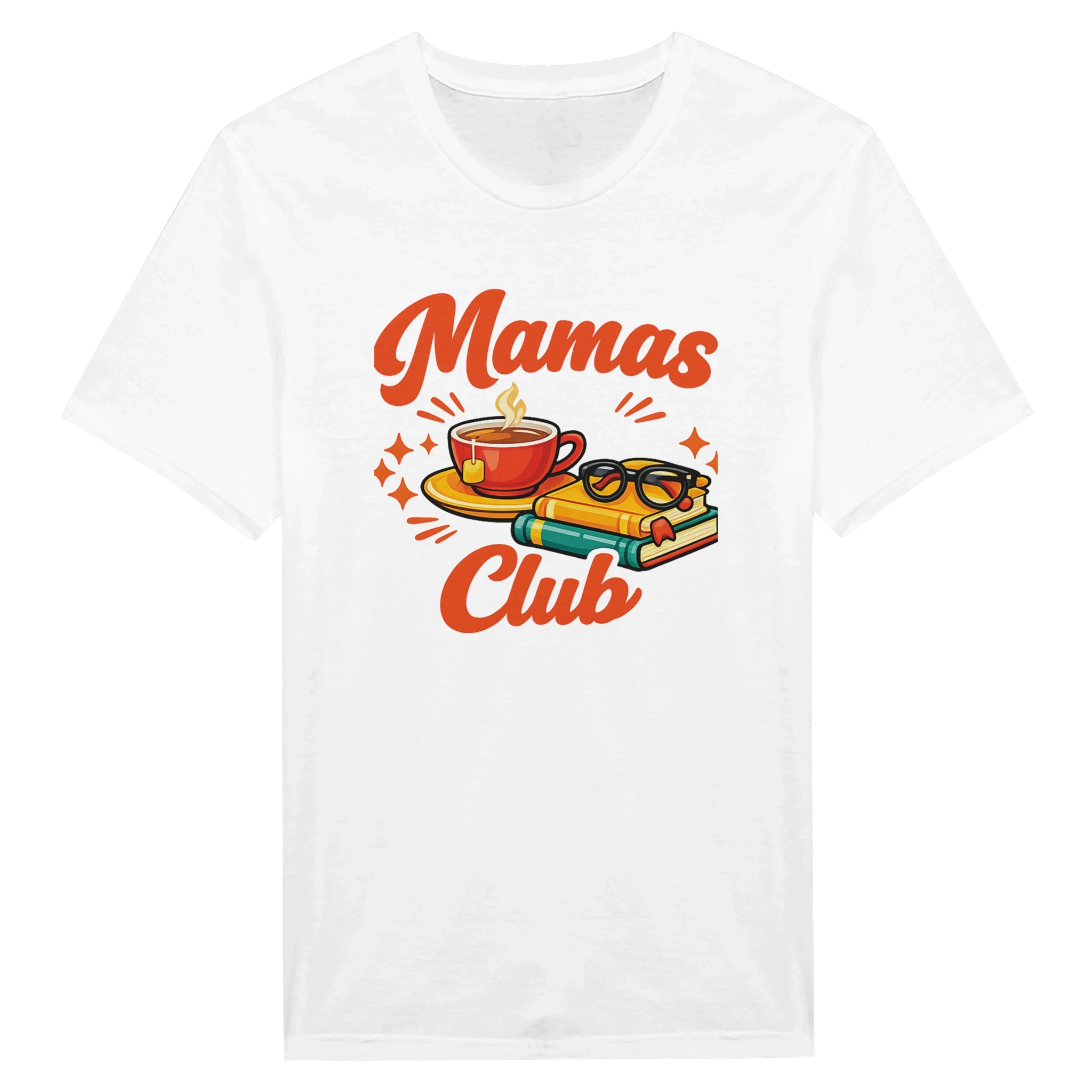 Mama's Club Graphic T-Shirt - Premium Soft Ring-Spun Cotton Tee