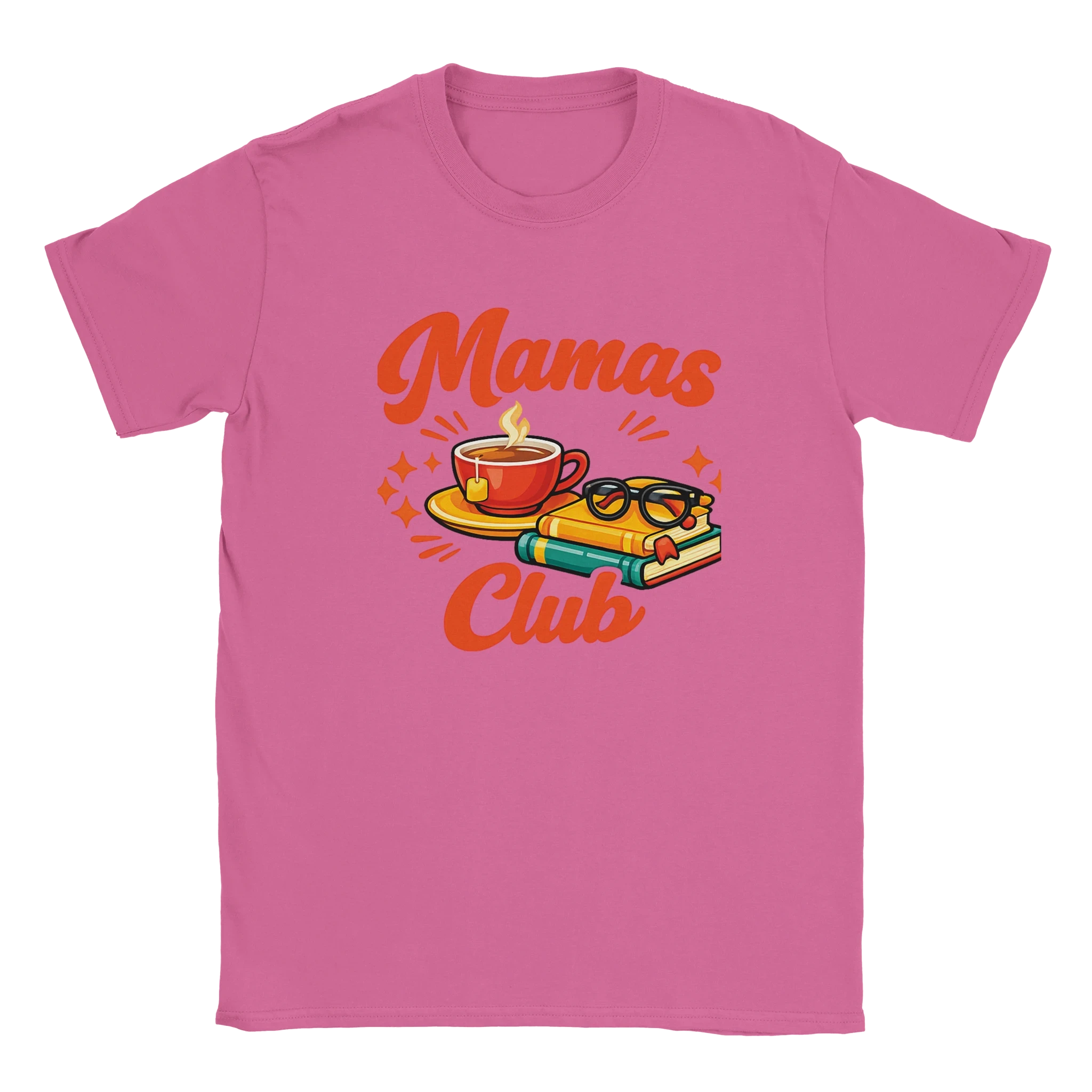 Mama's Club Graphic T-Shirt - Premium Soft Ring-Spun Cotton Tee