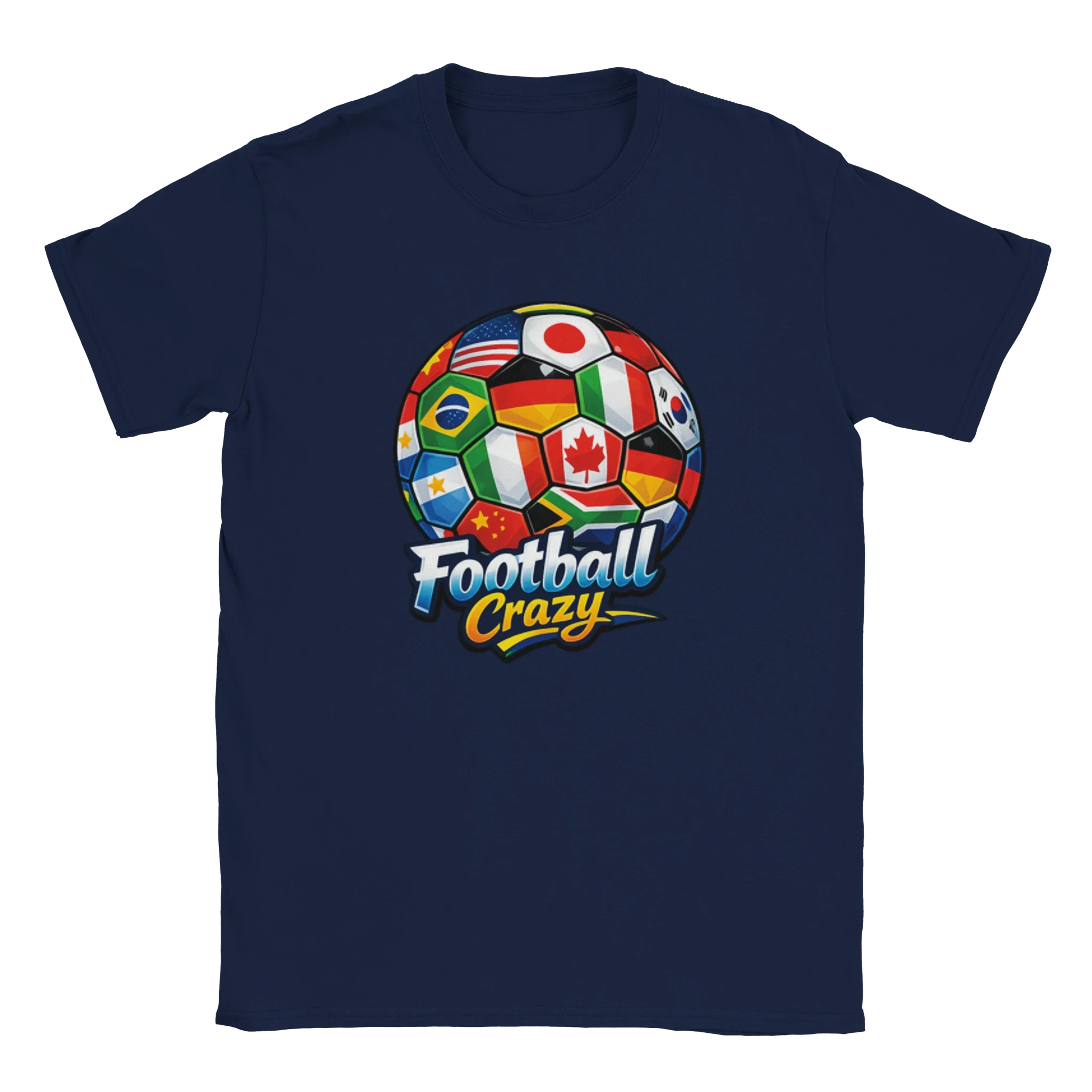 World Football Premium Graphic T-Shirt - Soft Ring-Spun Cotton Casual Tee
