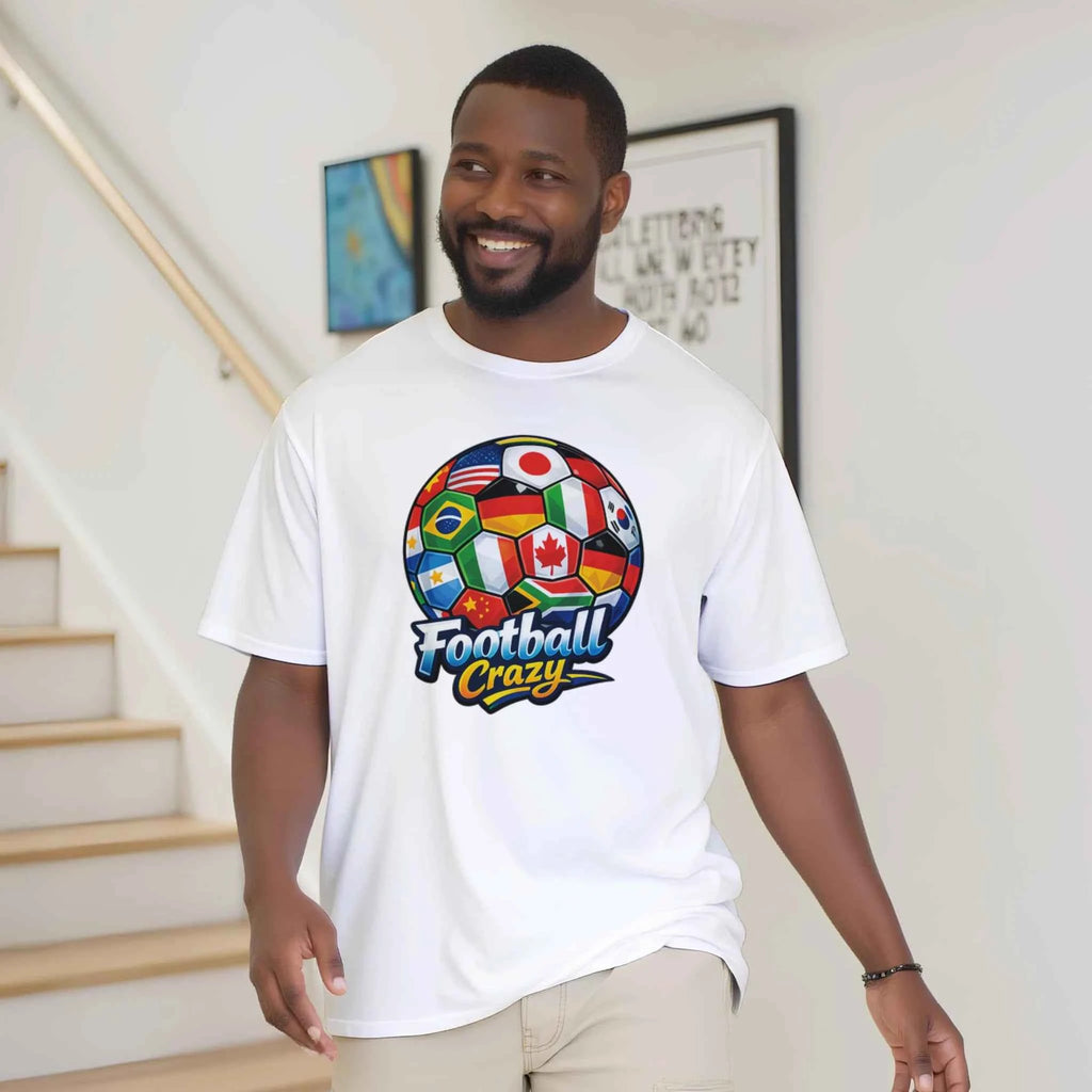World Football Premium Graphic T-Shirt - Soft Ring-Spun Cotton Casual Tee