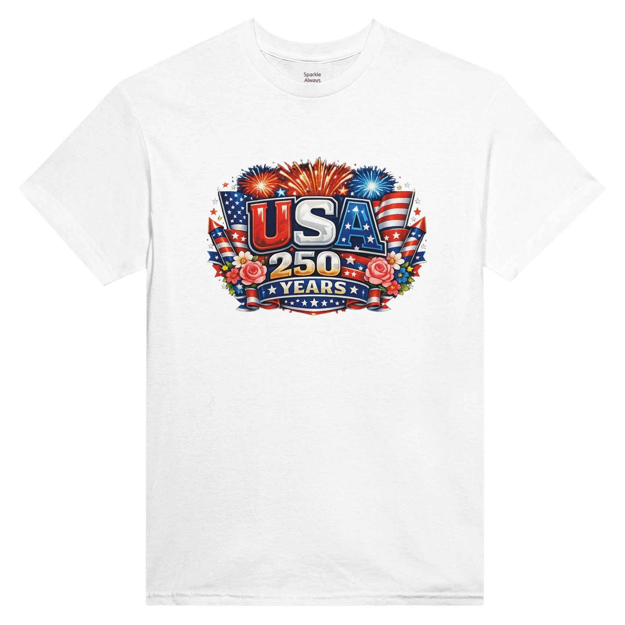 USA 250th Anniversary Shirt, Semiquincentennial 1776-2026 T-Shirt, Patriotic America Independence Day Gift, Heavyweight Cotton Tee
