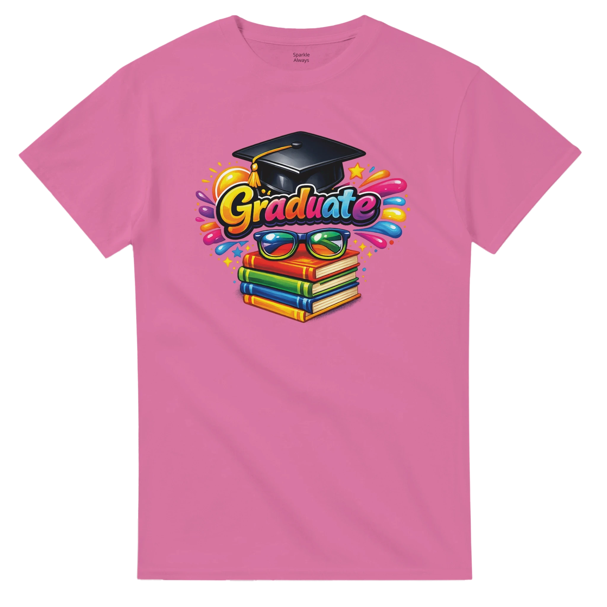 Graduate Celebration T-Shirt – Classic Heavyweight Cotton Graduation Party Tee
