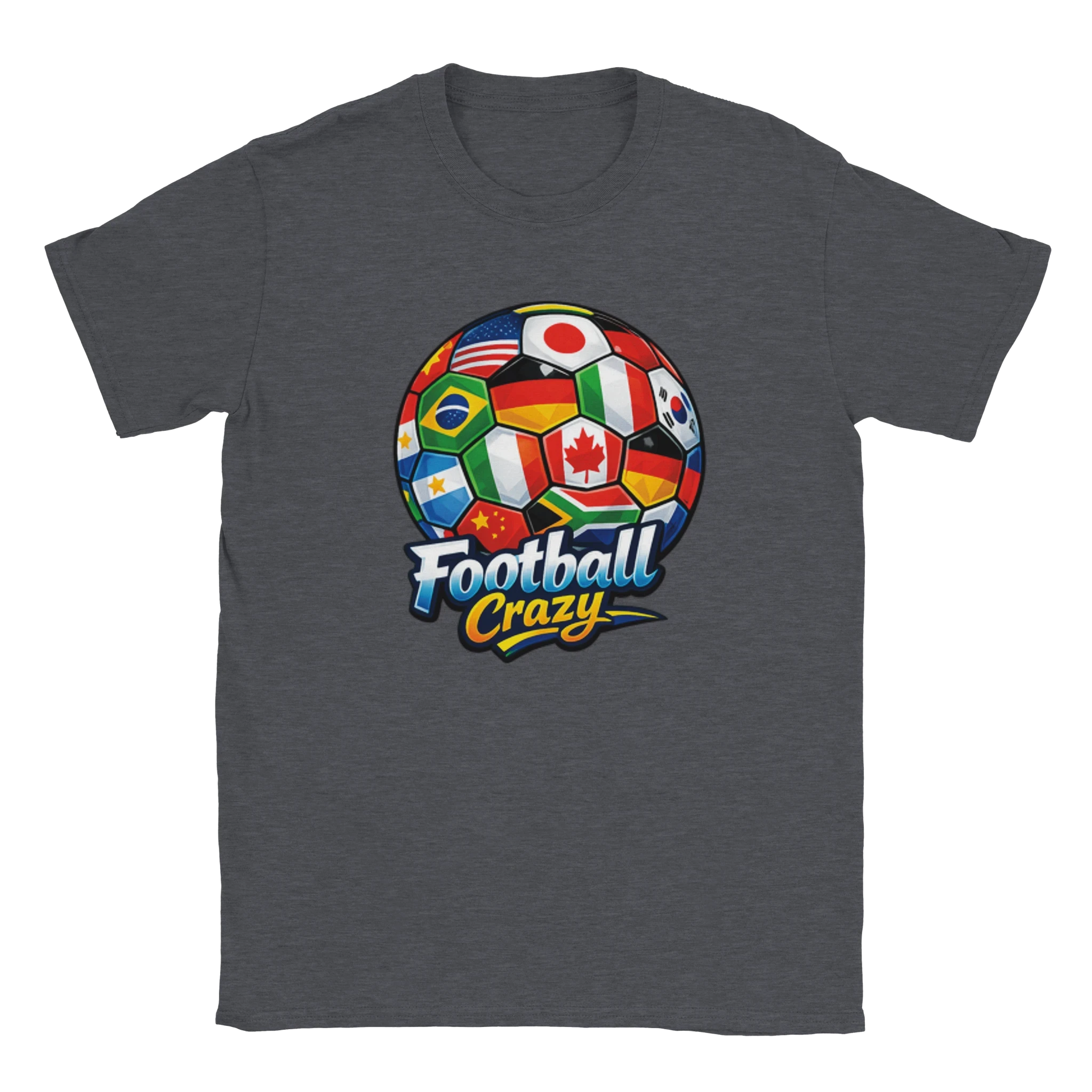 World Football Premium Graphic T-Shirt - Soft Ring-Spun Cotton Casual Tee