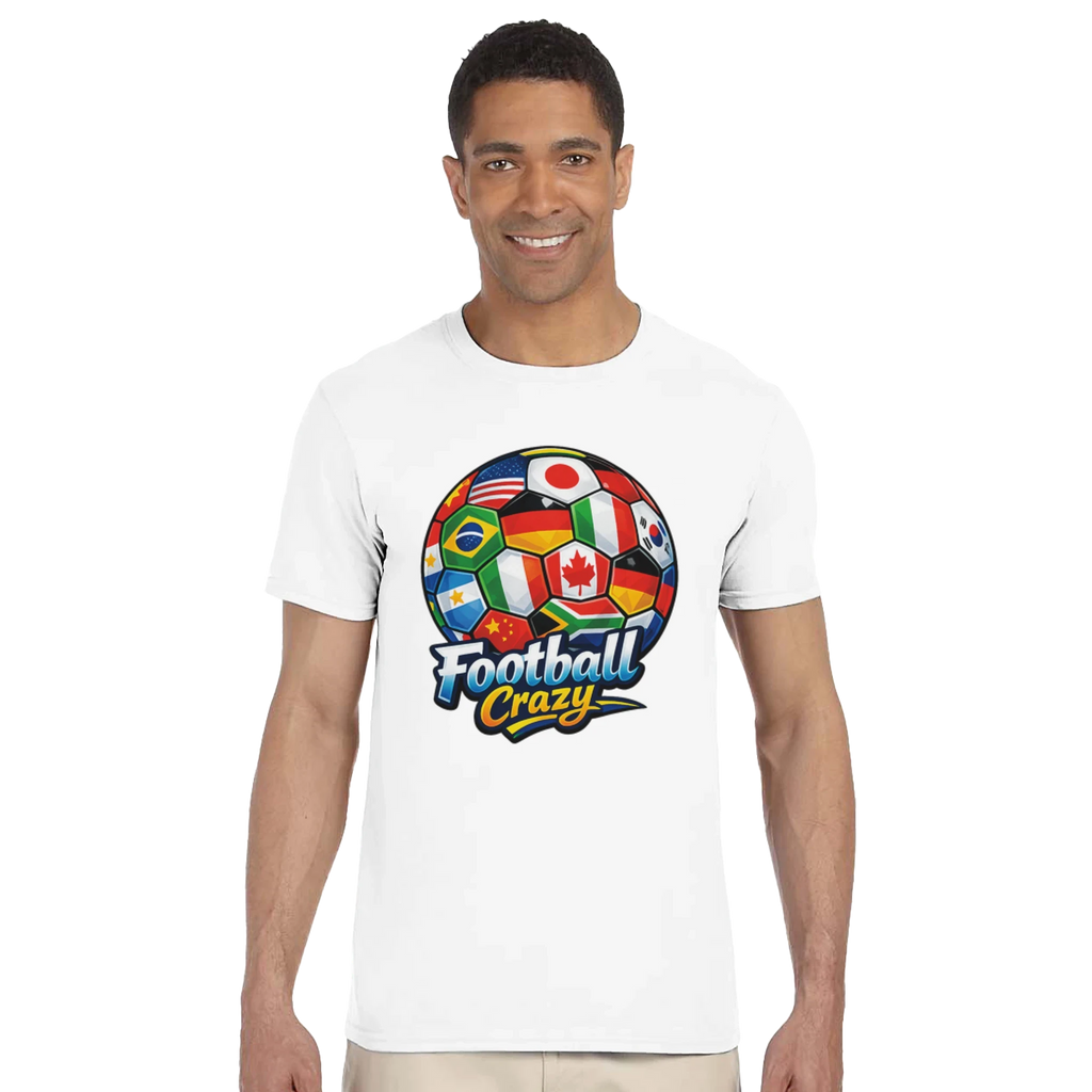 World Football Premium Graphic T-Shirt - Soft Ring-Spun Cotton Casual Tee
