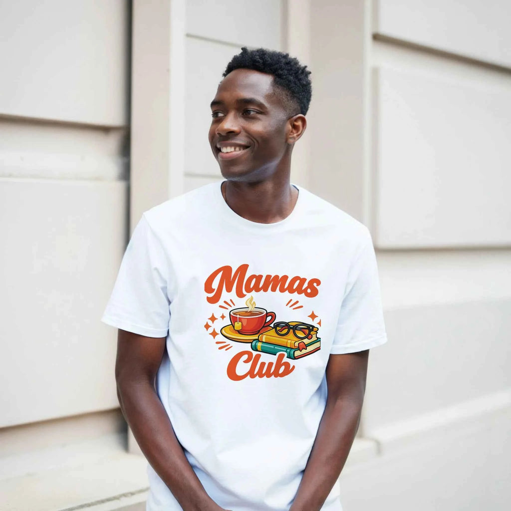 Mama's Club Graphic T-Shirt - Premium Soft Ring-Spun Cotton Tee